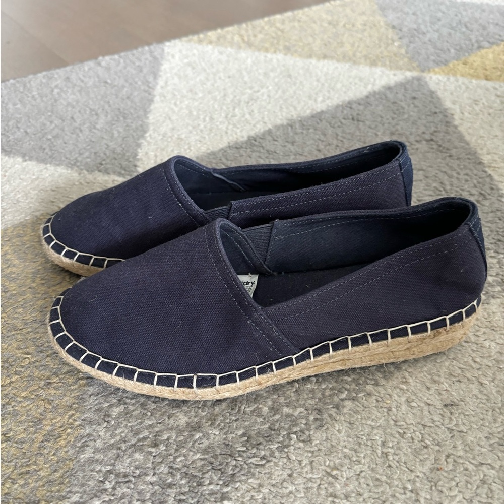 Superdry navy blue espadrilles